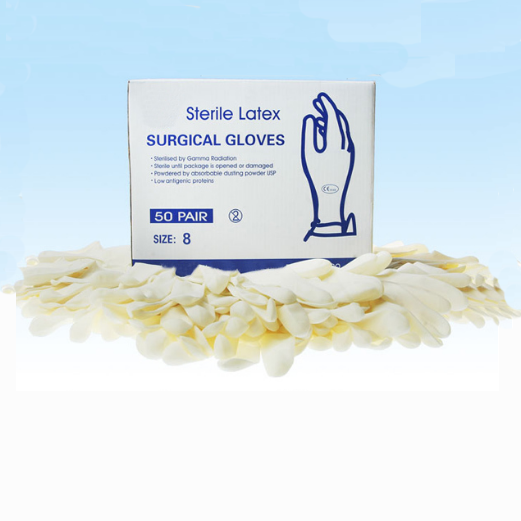 Sterilization Latex Surgical Glove