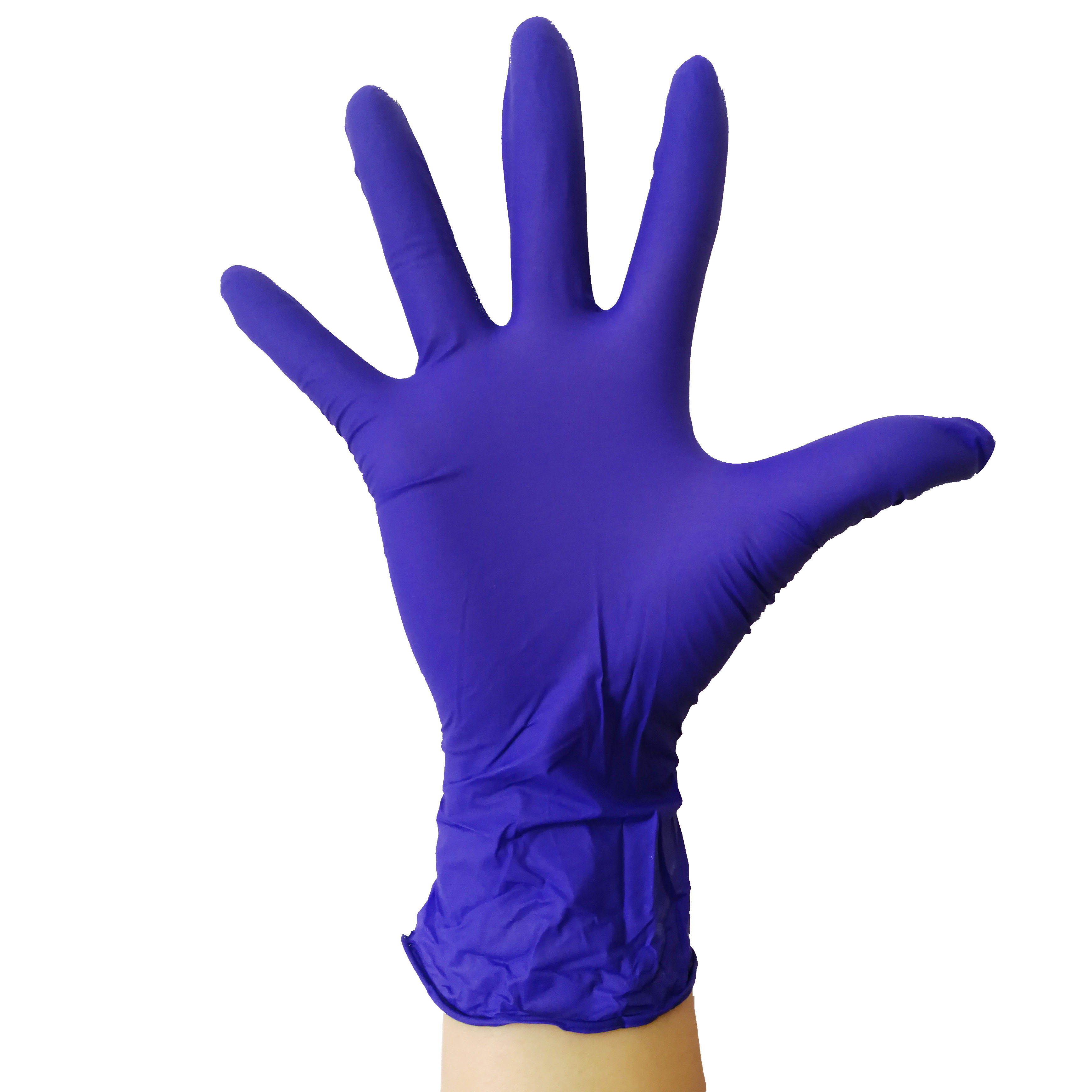 9" Purple Nitrile Examination Gloves