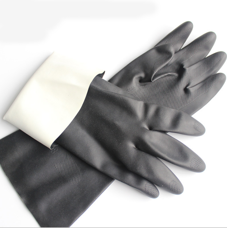Black Neoprene Industrial Gloves